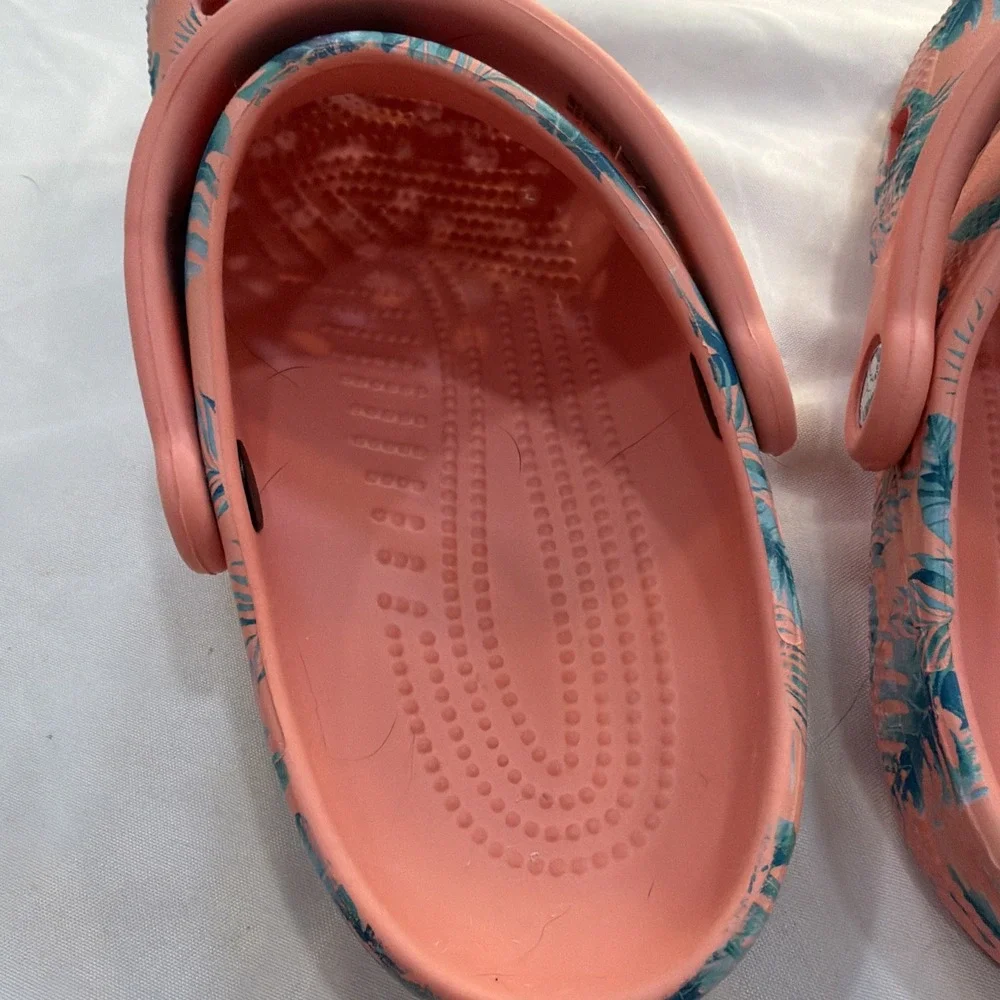 Crocs Unisex Classic Tropical Palms Beach Summer Vacation‎ US Men 6 Women 8